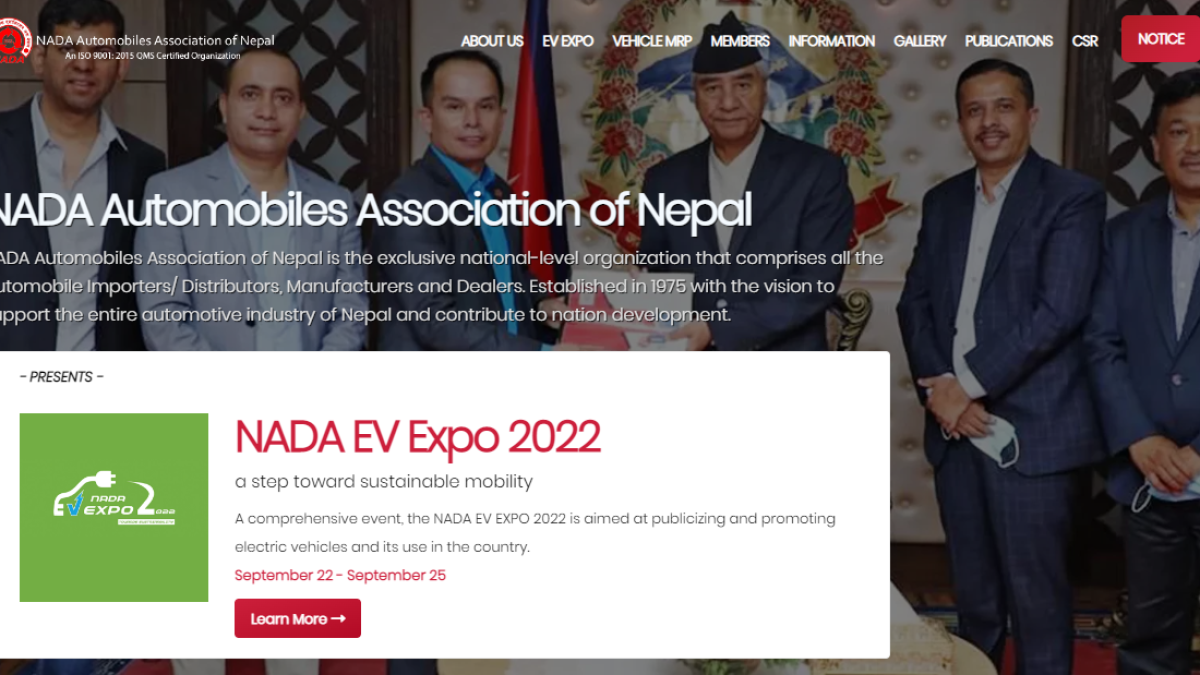 NADA Automobiles Association of Nepal